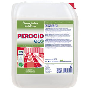 10L Kanister des umweltfreundlichen Reinigers Perocid Eco für professionelle Anwendungen.