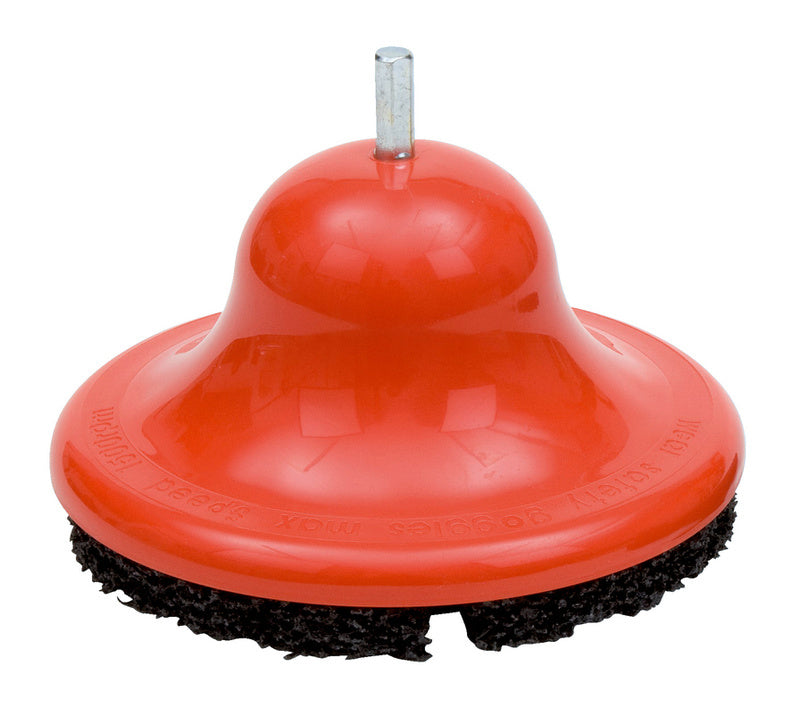 Halter Schleifscheibe aus Nylon mit robustem Design für präzises Schleifen und Polieren.