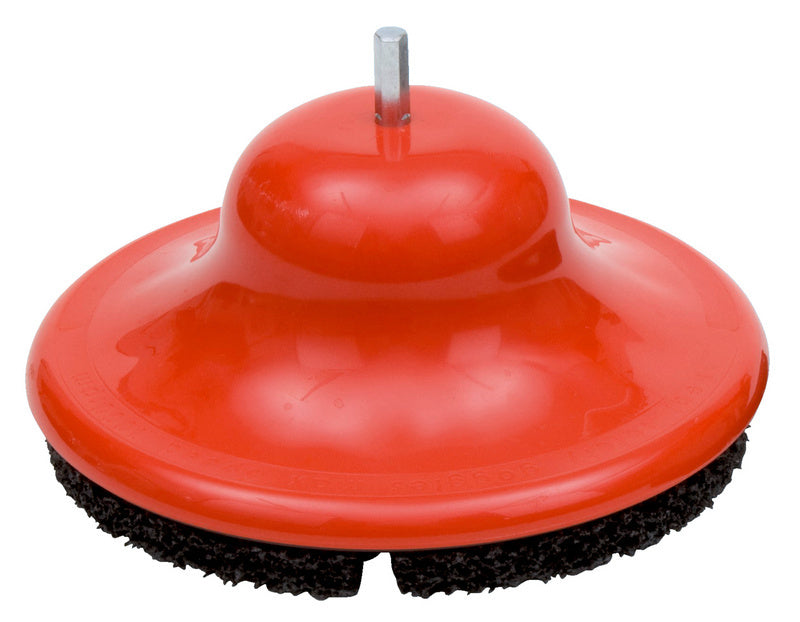 Halter Schleifscheibe aus Nylon mit ergonomischem Design und rutschfester Oberfläche für präzises Schleifen.