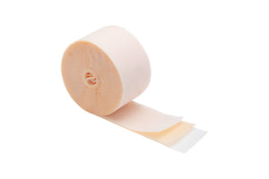 Latexfreies, elastisches Wundpflaster in der Größe 6 cm x 450 cm für vielseitige Anwendungen.