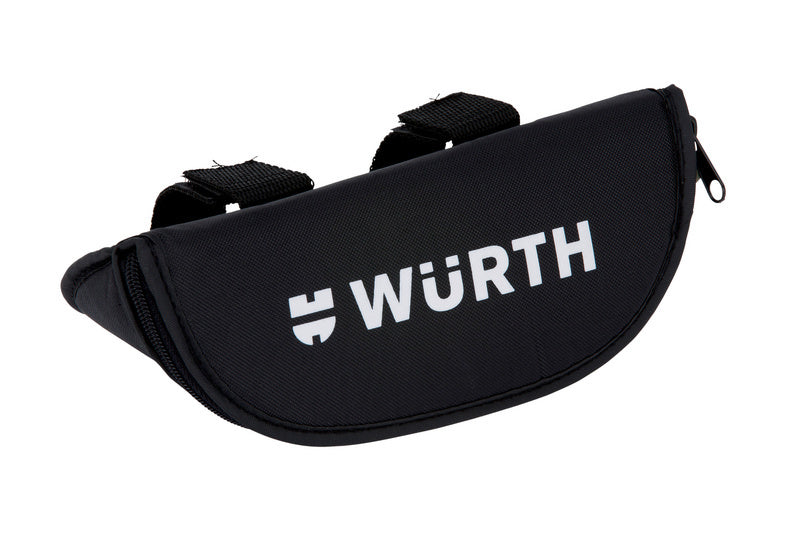 Kompaktes Schutzbrillen-Etui mit robustem Äußeren und weichem Innenfutter zur sicheren Aufbewahrung.