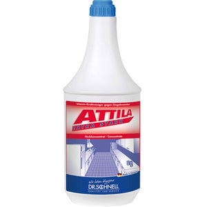 1-Liter-Flasche Attila extra stark mit Sprühaufsatz zur gezielten Unkrautbekämpfung.