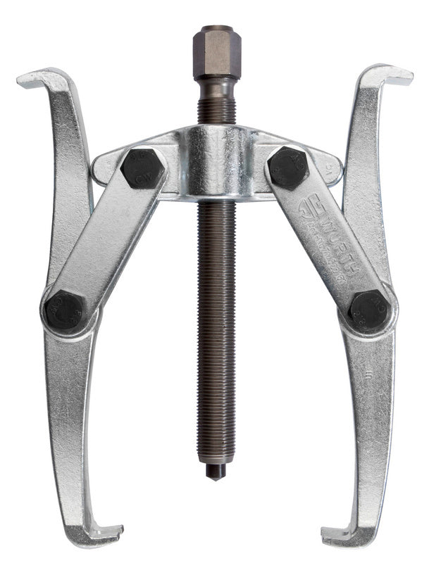 Two-armed ABZI-IN/AUS lamp with a sleek design and adjustable arms.