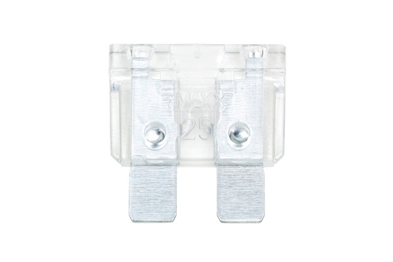 Weißer FLSTESI-ATO-WEISS-25A Sicherungsautomat mit 25 Ampere, 100 Stück im Set.