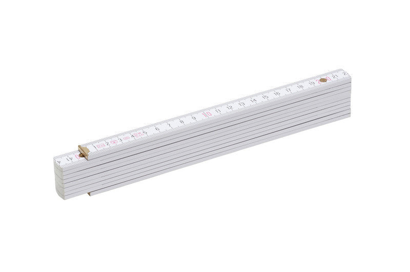 Gliedermaßstab-GLIEDMASSSTAB-HOLZ-INGLK-2M-WEISS-TYP2     Verpackungsinhalt    10 Einheit