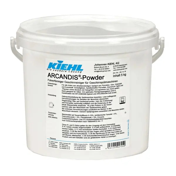 Eimer mit Arcandis Hufpflegepulver, 5kg.