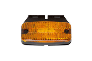 Seitenmarkierungsleuchte für Nutzfahrzeuge mit ADR-Zulassung und rechteckigem Gehäuse