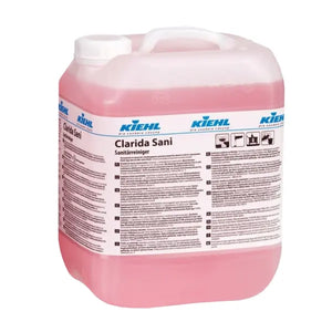 Clarida Sani 10L Kanister mit Desinfektionsmittel für medizinische und öffentliche Bereiche.