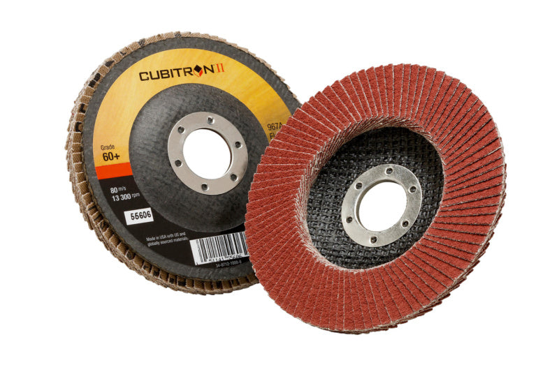 Runde Lamellenfächerschleifscheibe mit Schleiflamellen für präzises Schleifen und Polieren.