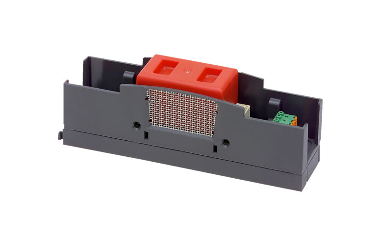 Schließfolgeregelung in Anthrazit, geeignet für Rauchkontrollsysteme und Sicherheitstechnik.