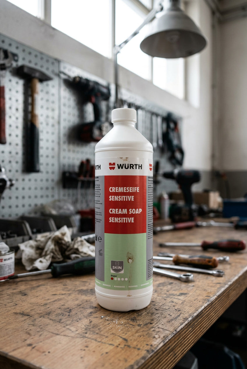 Würth Handreiniger HNDREINIG-(N-ACTIVE) – Hautneutraler Handreiniger 1Sie kennen das Problem: Nach einem langen Arbeitstag sind Ihre Hände voller hartnäckiger Verschmutzungen wie Schmierstoffe, Farbe oder Harze. Das ständige Reinigen kArbeitsschutzWürth HandreinigerMarktplatz24