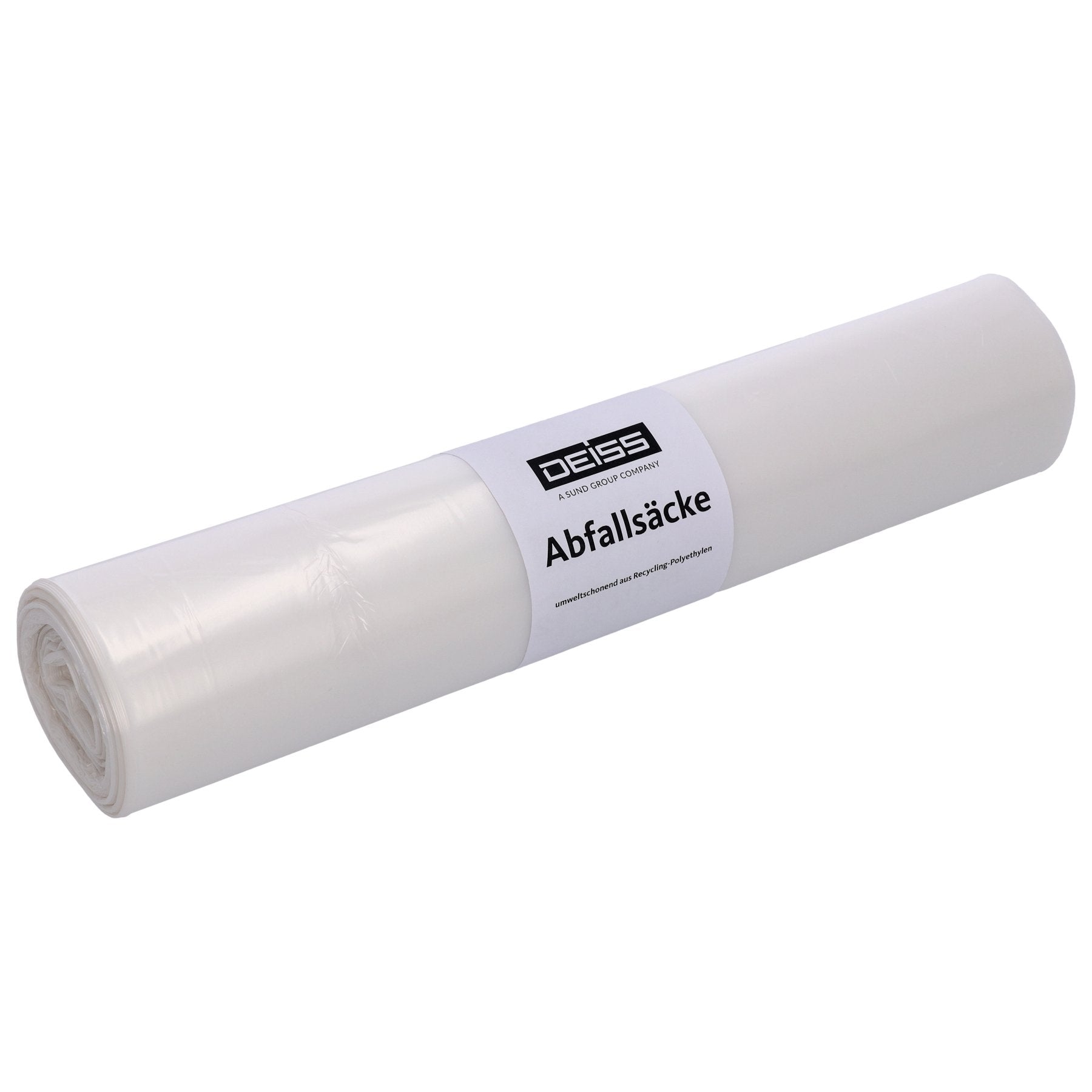 RE:SOURCE Abfallsäcke 120L Transparent Recycling-LDPE 700x1100mm