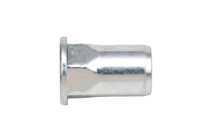 Einnietmutter Flachkopf 6KT Schaft- MU-NT-FL-6KT-(0,8-4,0)-(A2K)-24,0-M10     Verpackungsinhalt    100 Einheit