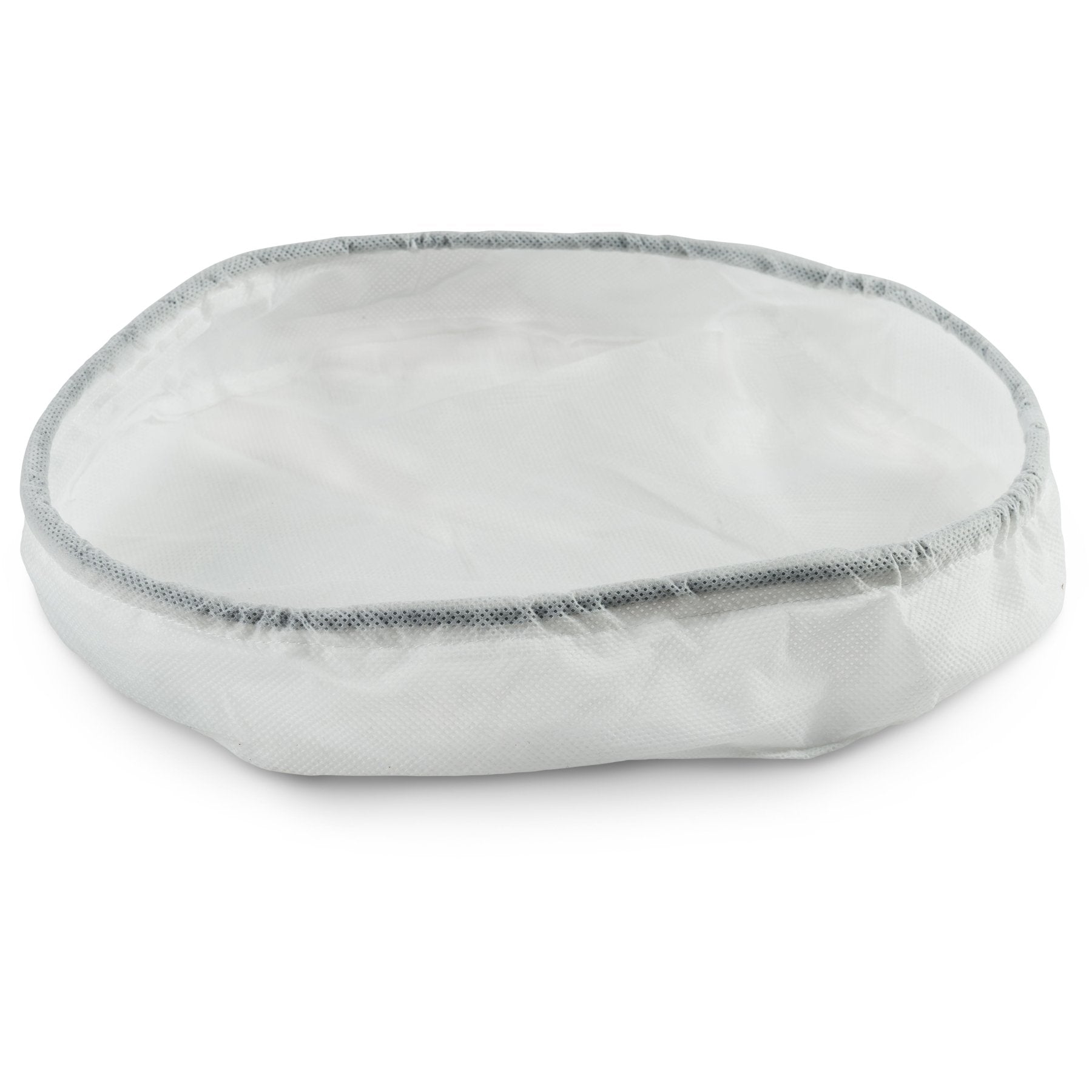 Taski Aero 8/15 Filtertuch aus weißem Vliesstoff mit grauem Rand.