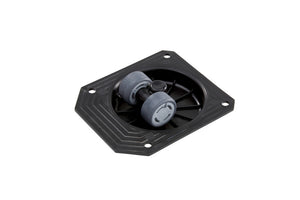 Möbelrolle MOEBLROLL mit rutschfester Oberfläche und 360-Grad schwenkbaren Rollen.