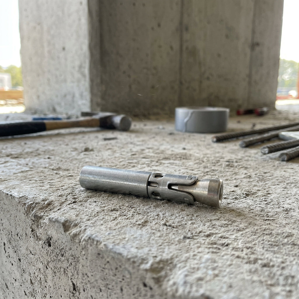 Fixanker Innengewinde DBL aus hochfestem Stahl mit Innengewinde für sichere Befestigung.