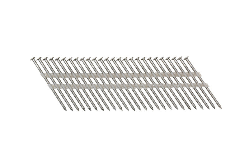 Rundkopfstreifennagel-STRFNNGL-RDKPF-RING-34GRD-1.4301-2,8X70     Verpackungsinhalt    2200 Einheit
