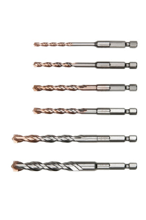 Schlagbohrer Set mit verschiedenen Bohrern und robuster Aufbewahrungsbox für vielseitige Anwendungen.