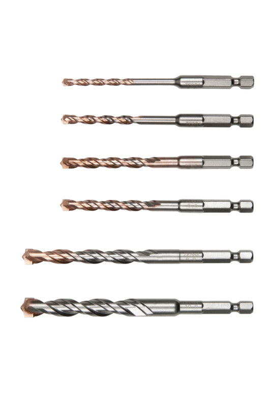 Schlagbohrer Set mit verschiedenen Bohrern und robuster Aufbewahrungsbox für vielseitige Anwendungen.