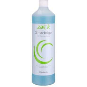 Zack Glasreiniger 1L umweltfreundlicher Glasreiniger in Sprayflasche für streifenfreie Fenster und Spiegel