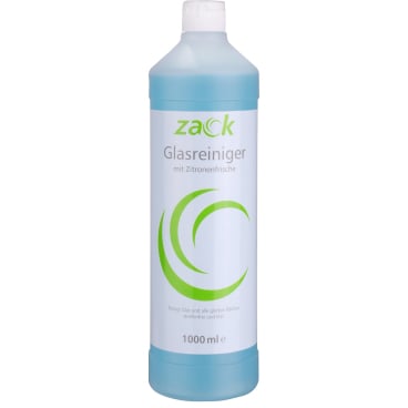 Zack Glasreiniger – Gebrauchsfertig, 1L Flasche, Umweltfreundlich