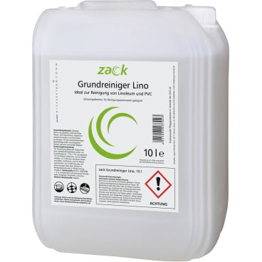 Zack Grundreiniger Lino – Linoleum Bodenreiniger, 10L Kanister