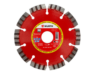 Runde Diamanttrennscheibe TSHB DIA BAUSTELLE in verschiedenen Größen für Bauanwendungen.