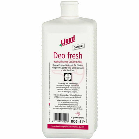 Lloyd Deo Fresh Classic 1L | Flächendesinfektion | GHS02/GHS07 | Wencke