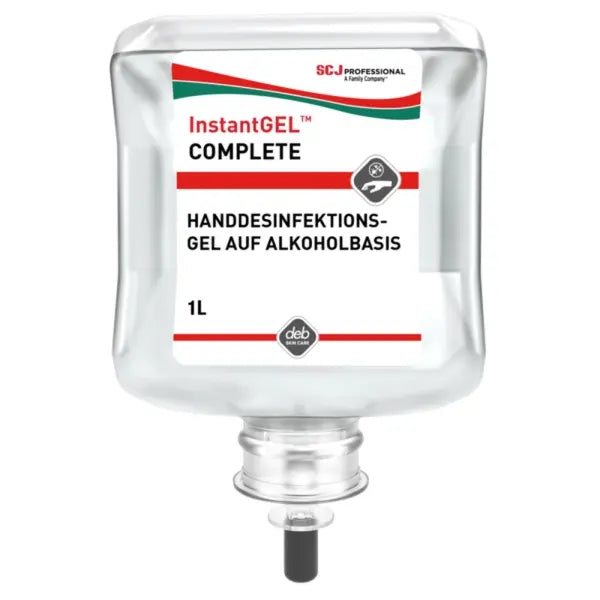InstantGEL Complete، زجاجة ناعمة سعة 1 لتر، رقم تسجيل BAuA: N-72594