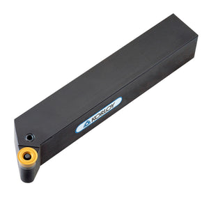 Klemmhalter für RC Wendeschneidplatte KLEHALT aus Werkzeugstahl mit ergonomischem Design.