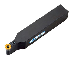 Klemmhalter für RC Wendeschneidplatte KLEHALT aus Werkzeugstahl mit ergonomischem Design.