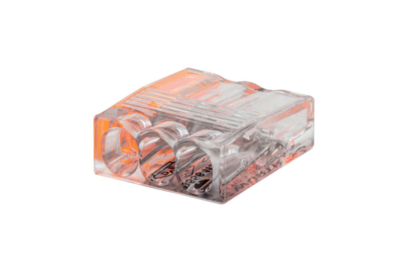 100 Stück STEVERB-SHRLOS-KOMPAKT-3X Verbindungselemente 0,5-2,5 QMM Kunststoffgehäuse