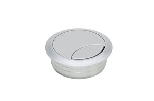 Aluminium Schreibtischzubehör mit 60 mm Durchmesser für Stifte und Notizen.