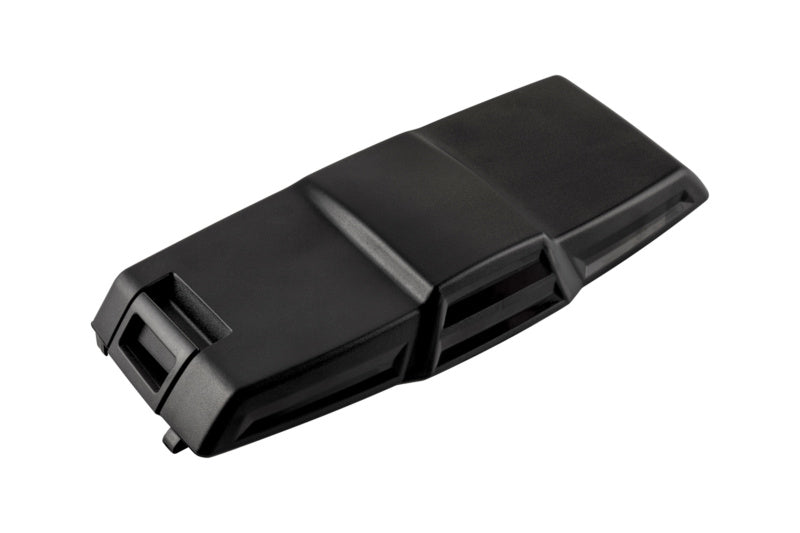 Schweißerhelm mit Gebläsefiltergerät, ergonomisch, mit klarem Sichtfenster und verstellbaren Riemen.