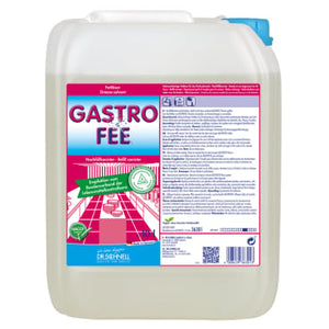 10L Gastrofee Kanister aus robustem Kunststoff mit Tragegriff und auslaufsicherem Verschluss.