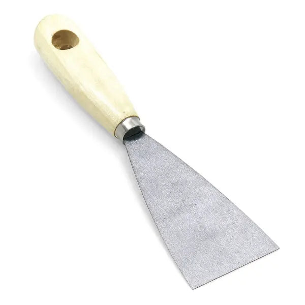 Malerspachtel mit Holzgriff und robuster Klinge
