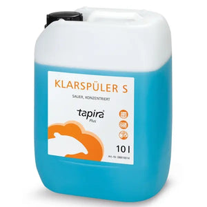 10L Kanister Klarspüler S von Tapira in Blau.