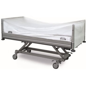 Transparente HDPE-Bettenschutzhauben auf Rolle.