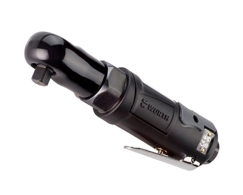 Druckluft Ratschenschrauber mit robustem Metallgehäuse und ergonomischem Griff.