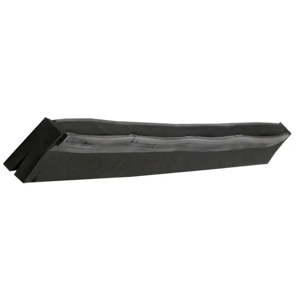 Ersatz-Gummilippe aus Zellkautschuk, 420x20x22mm, schwarz, 2-lippig