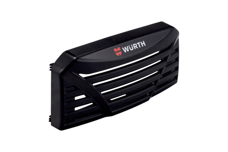 Schweißerhelm mit Gebläsefiltergerät, ergonomisch, verstellbar und kratzfestem Sichtschirm.