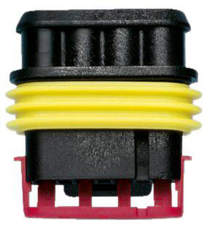 Four-unit power strip with individual switches and a compact design.