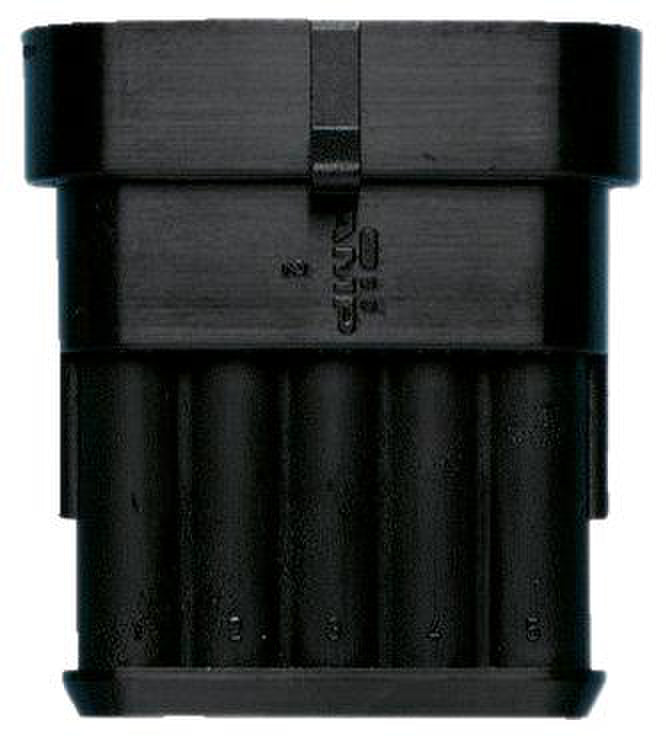 STIGEHAEU-WADI-5FACH VP with 4 connected units in a row, white plastic housing.