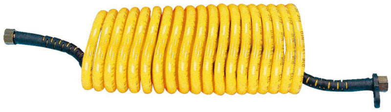 Yellow and black air suspension unit, 4.0 meters long, with visible connectors.