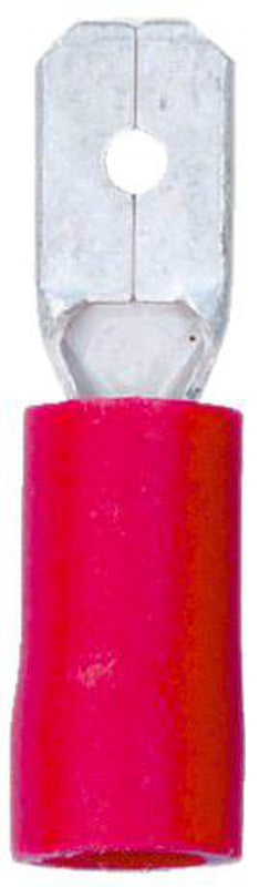 FLACHSTECKER 1,5MM2 6,3X0,8 ROT