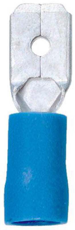Blue 6.3x0.8mm VP connectors in a pack of 300 units.