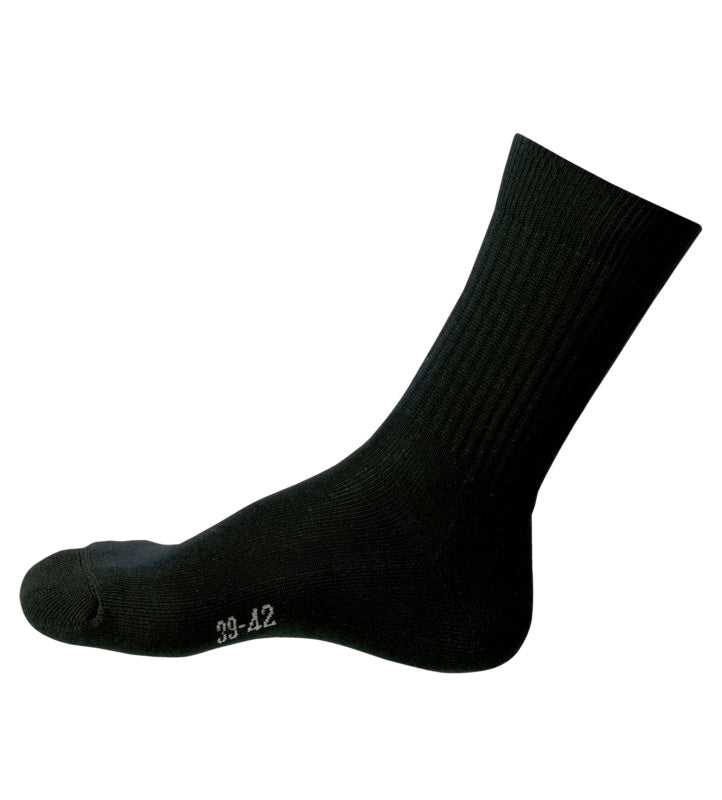 SOCKEN ROBUST 4ER PACK SCHWARZ 39-42