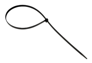 Schwarze Bindemittel mit 12,5 mm Durchmesser und 850 mm Länge, verpackt in 50 Einheiten.