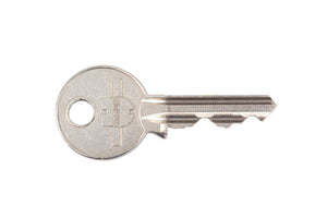 Profilzylinder-Zubehör NACHSHSL-F.LGRZYL-NP aus Metall mit mehreren kleinen Komponenten und Schrauben.