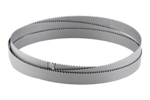Hochwertiges Bandsägeblatt BASAEBLA MET ST L aus robustem Stahl mit scharfen Zähnen für präzise Schnitte.